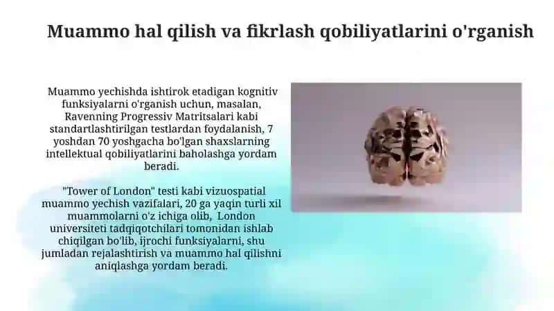 Aqliy qobiliyatlar psixodiagnostikasi 4