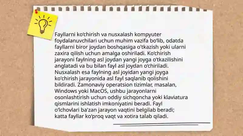 Fayllarni boshqarish 4