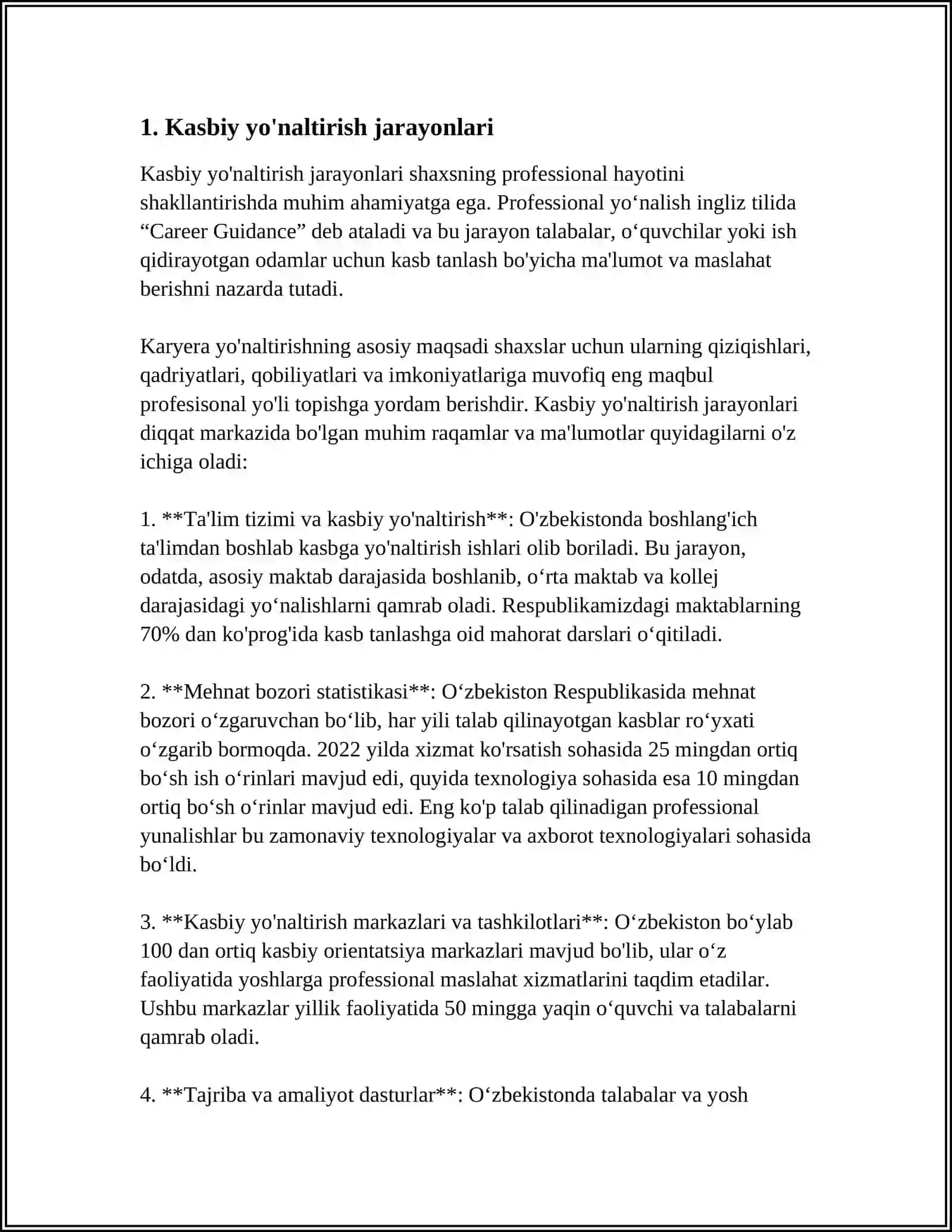 KASB-HUNARGA YO`NALTIRISH FANINING MAQSAD VA VAZIFALARI 4