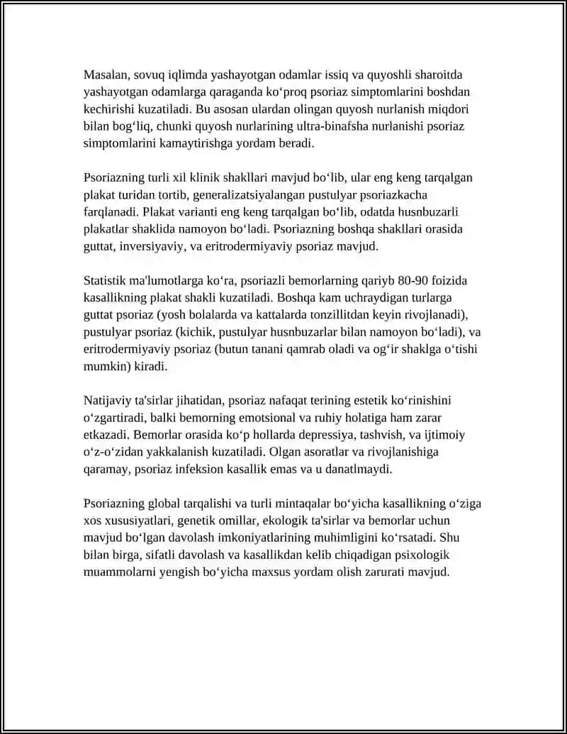 PSORIAZ KASALLIGI REFERAT 4