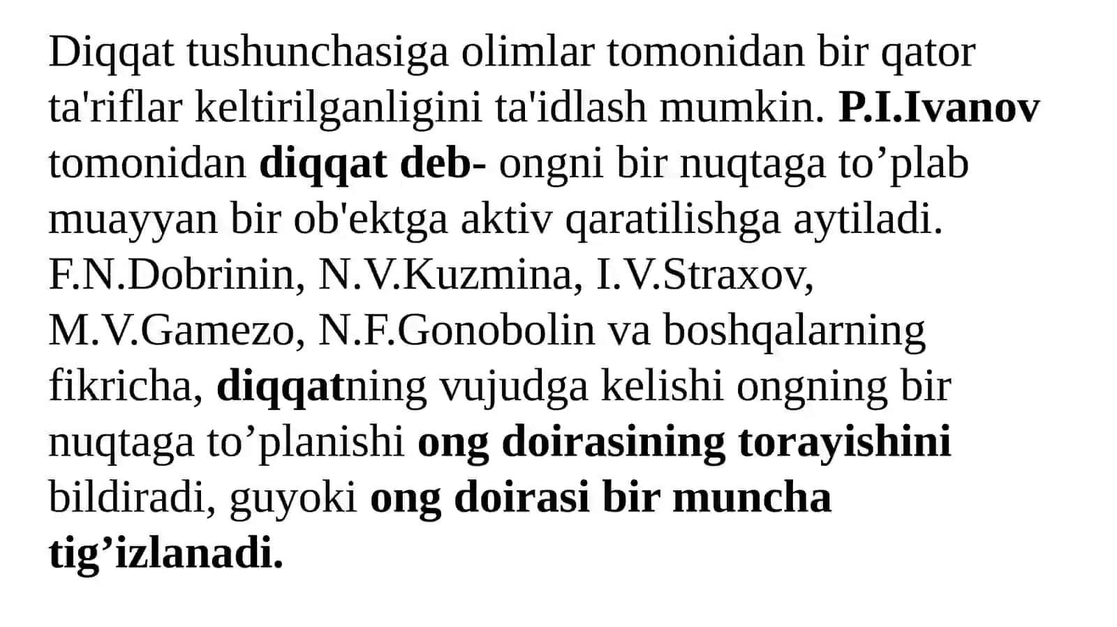 BILISH JARAYONLARI DIQQAT 4