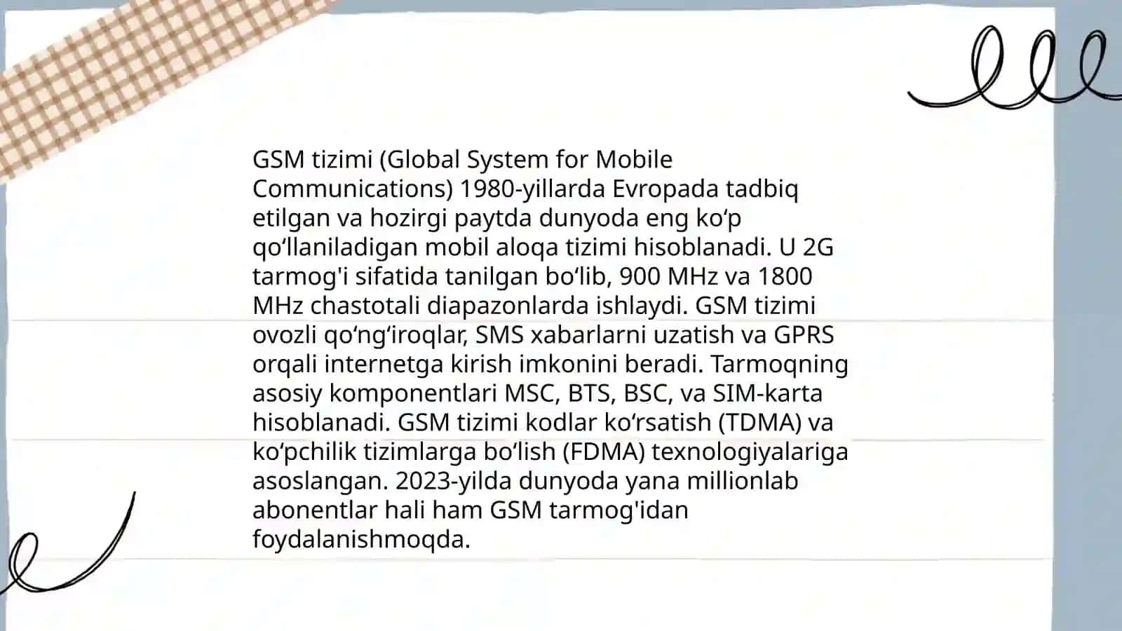Mobil aloqa texnologiyalari 4