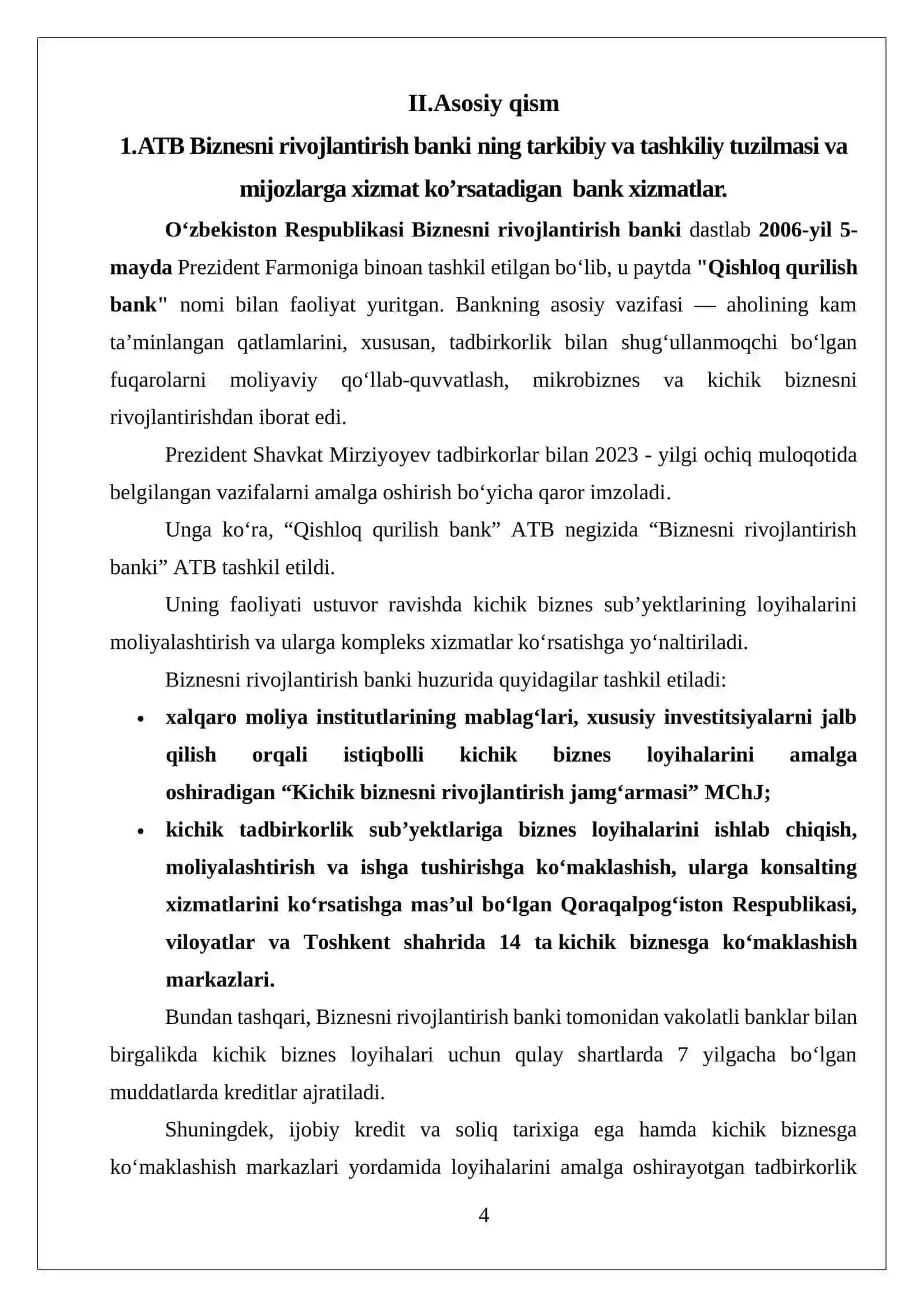 Malakaviy Amaliyot Bo‘yicha Hisoboti 4