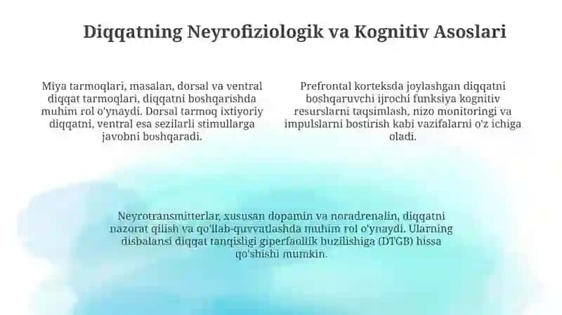 Diqqat haqida tushuncha 4