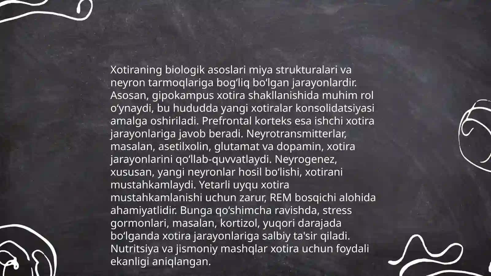 Xotiraning tashkil etilishi va turlari 4