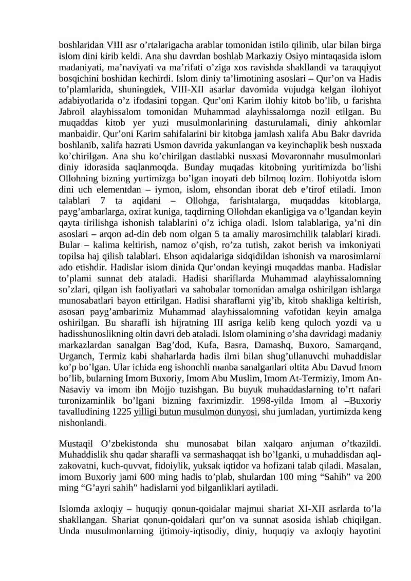 Tarbiya fanini o‘qitishning ilmiy, diniy, badiiy va falsafiy asoslari. 4