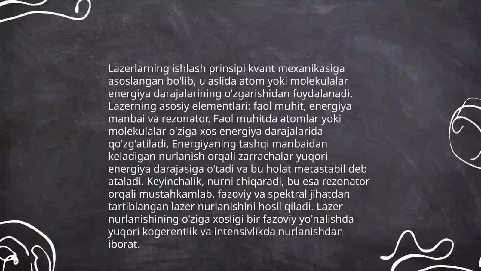 Erkin elektronlarda ishlovchi lazer 4
