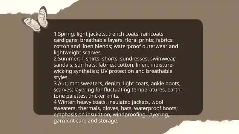 Types of Clothing (illustrated) 4