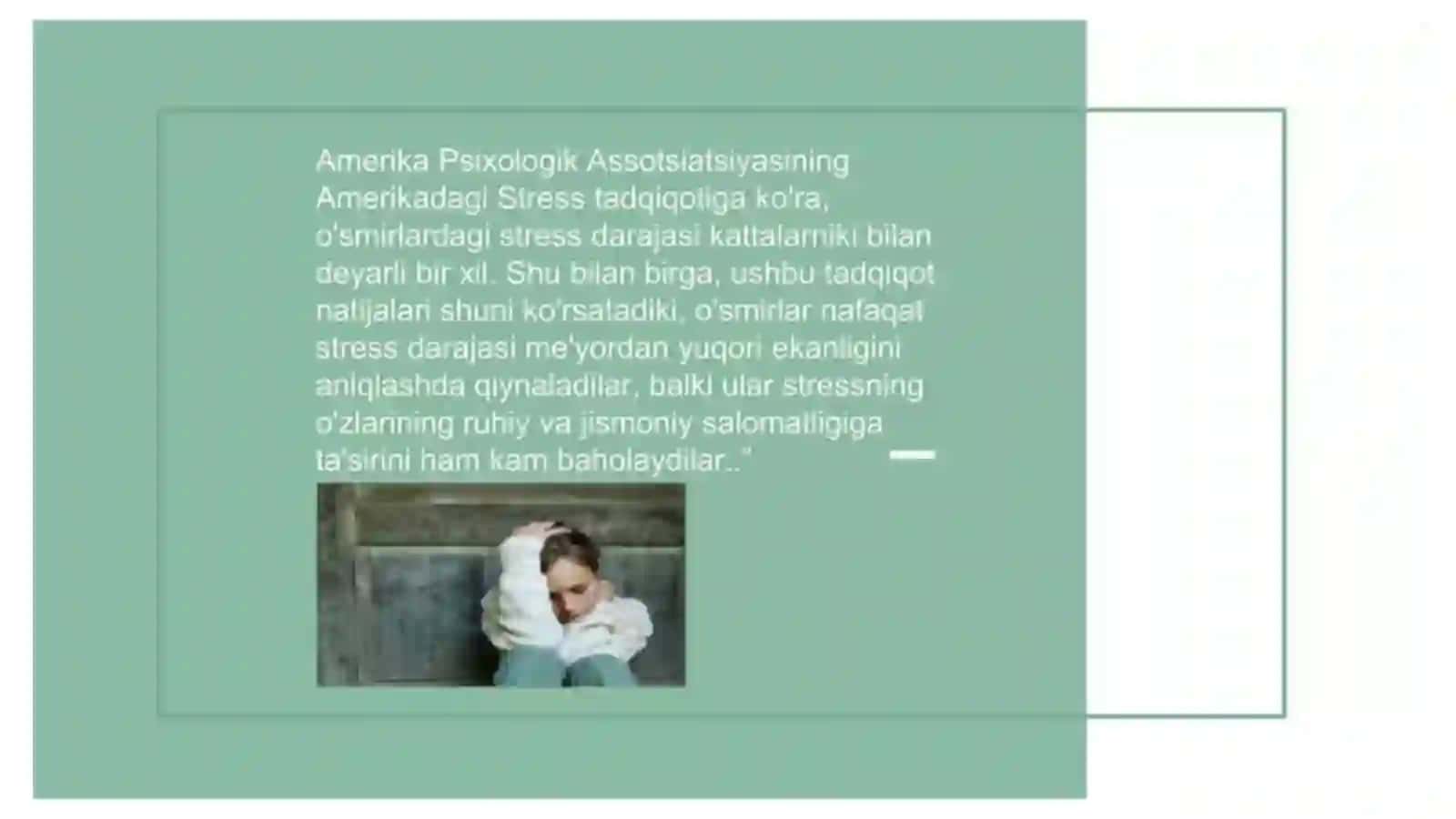 Bolalar emotsional stresslarni oldini olish 4