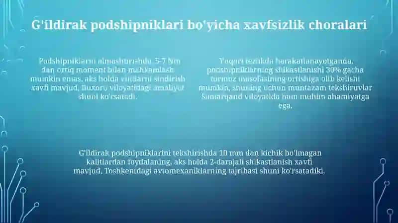 G'ildirak podshipniklari 4