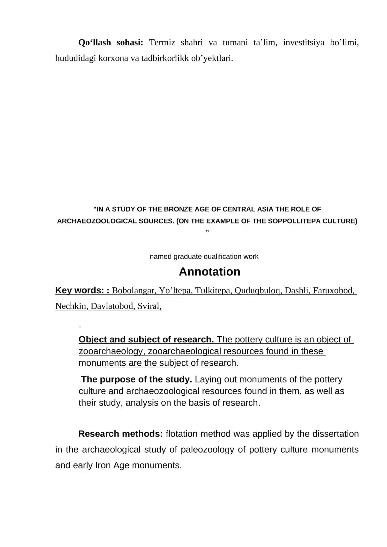 ARXEOZOOLOGIK MANBALARNING O‘RNI 4