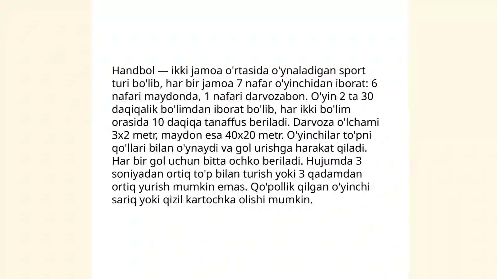 Jismoniy tarbiyada Handboll oʻyini 4