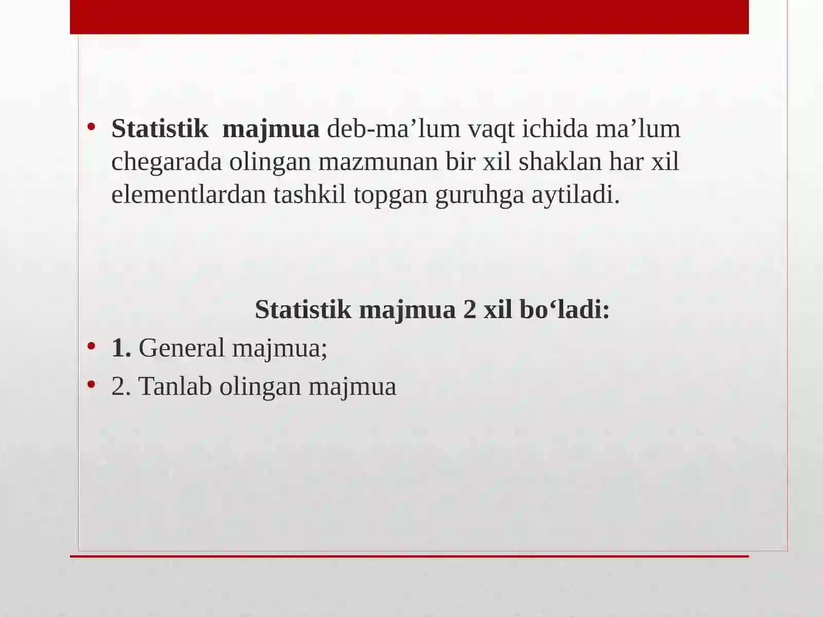 STATISTIKA XAQIDA TUSHUNCHA 4
