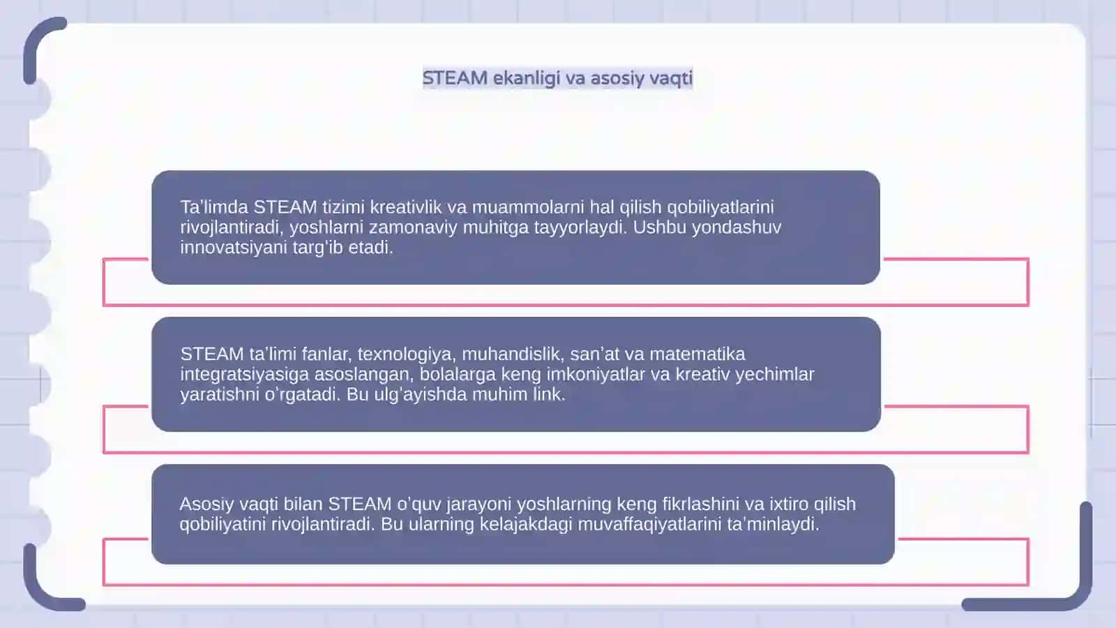 Ta'limda STEAM tizimi va kreativlik 4