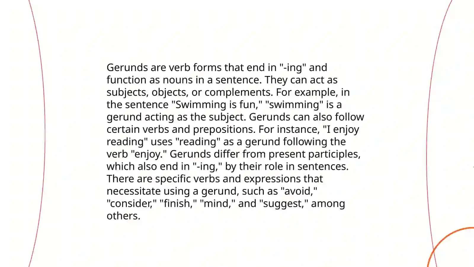 Infinitive Verb Forms 4