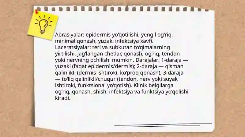 Qol-oyoq barmoqlari paylari shikastlanishlari 4