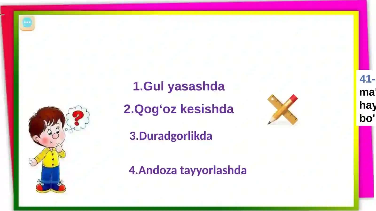 4-sinf Onatili Ijodkorliksoati.Loyiha ishi 4