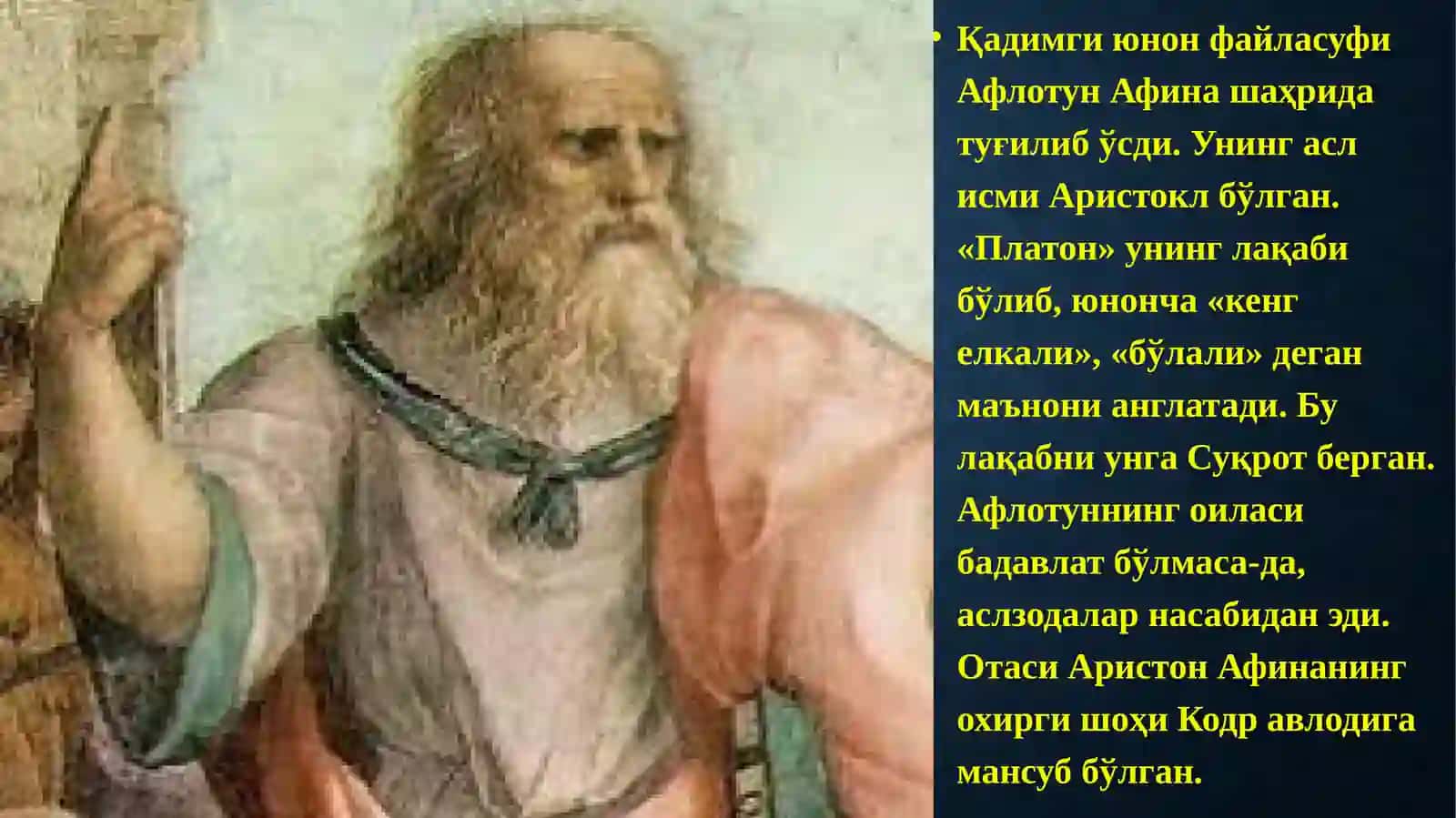 Платон Гоялар ва соялар дунёси 4