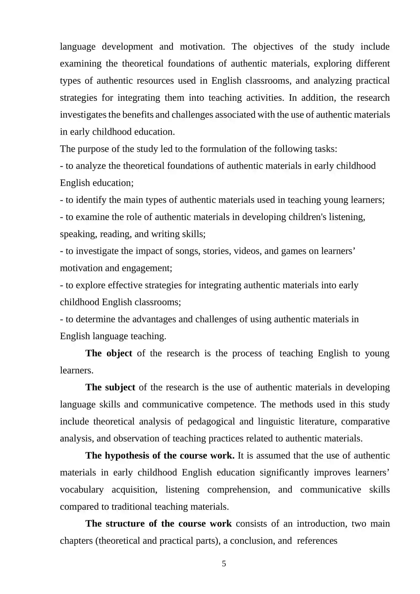 The role of authentic materials in early childhood english education 4