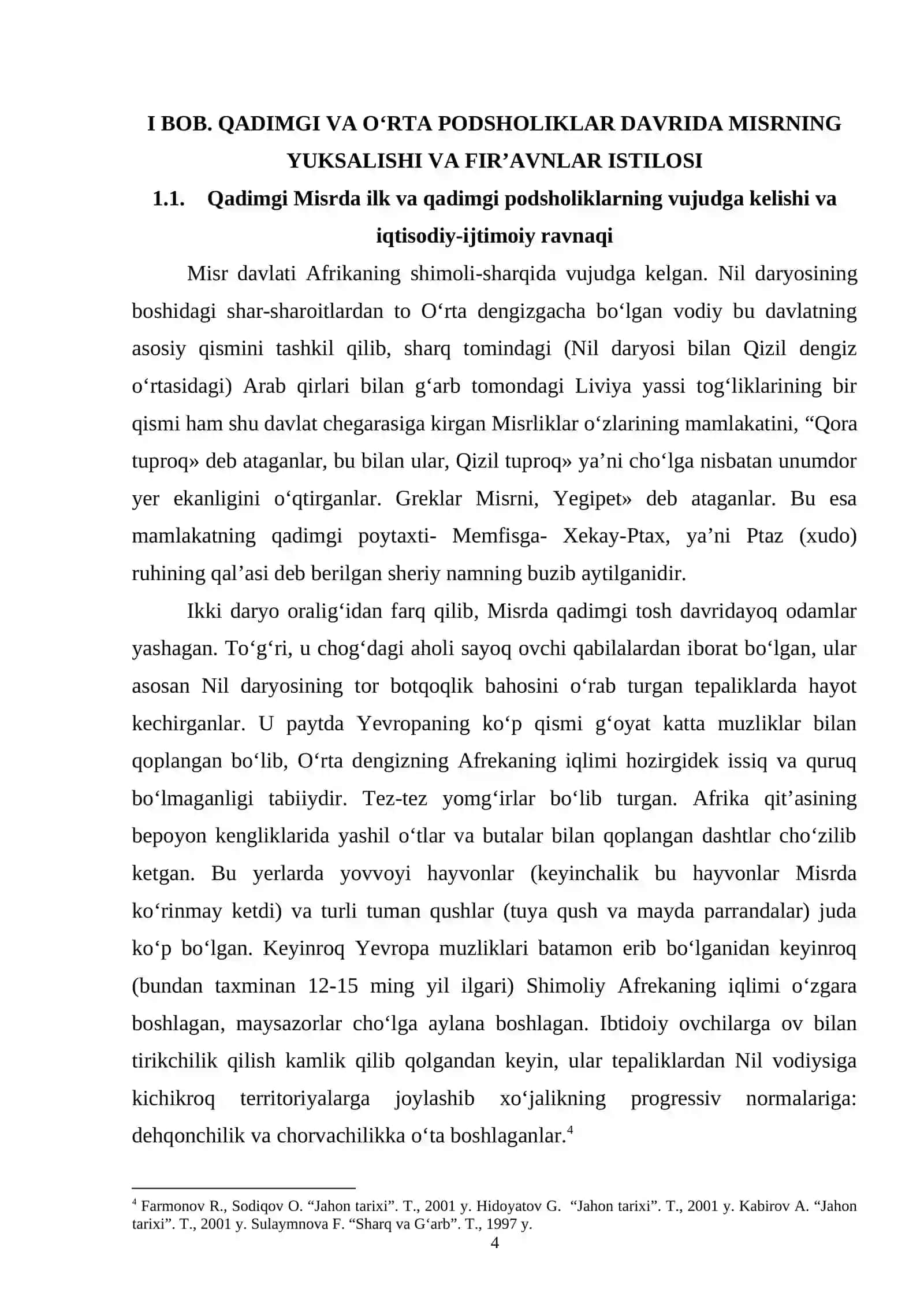 QADIMGI MISR FIRʼAVNLARINING ISTILOLARI 4