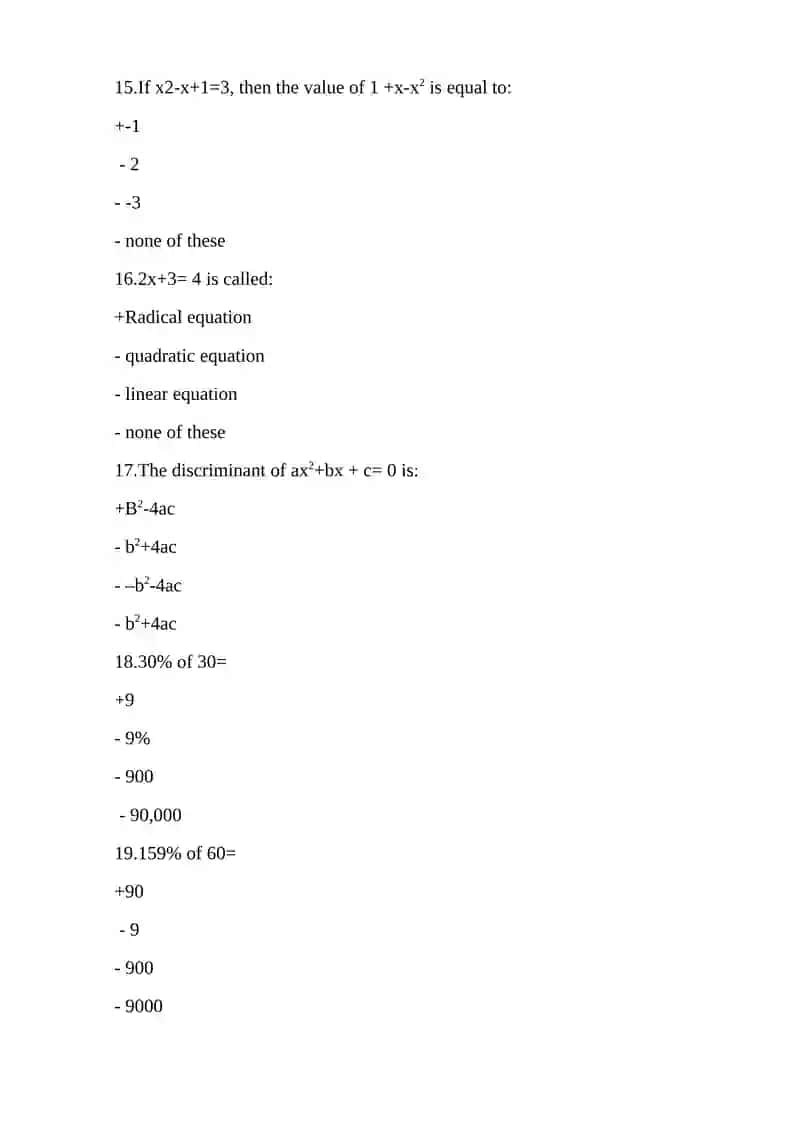 Maths 4