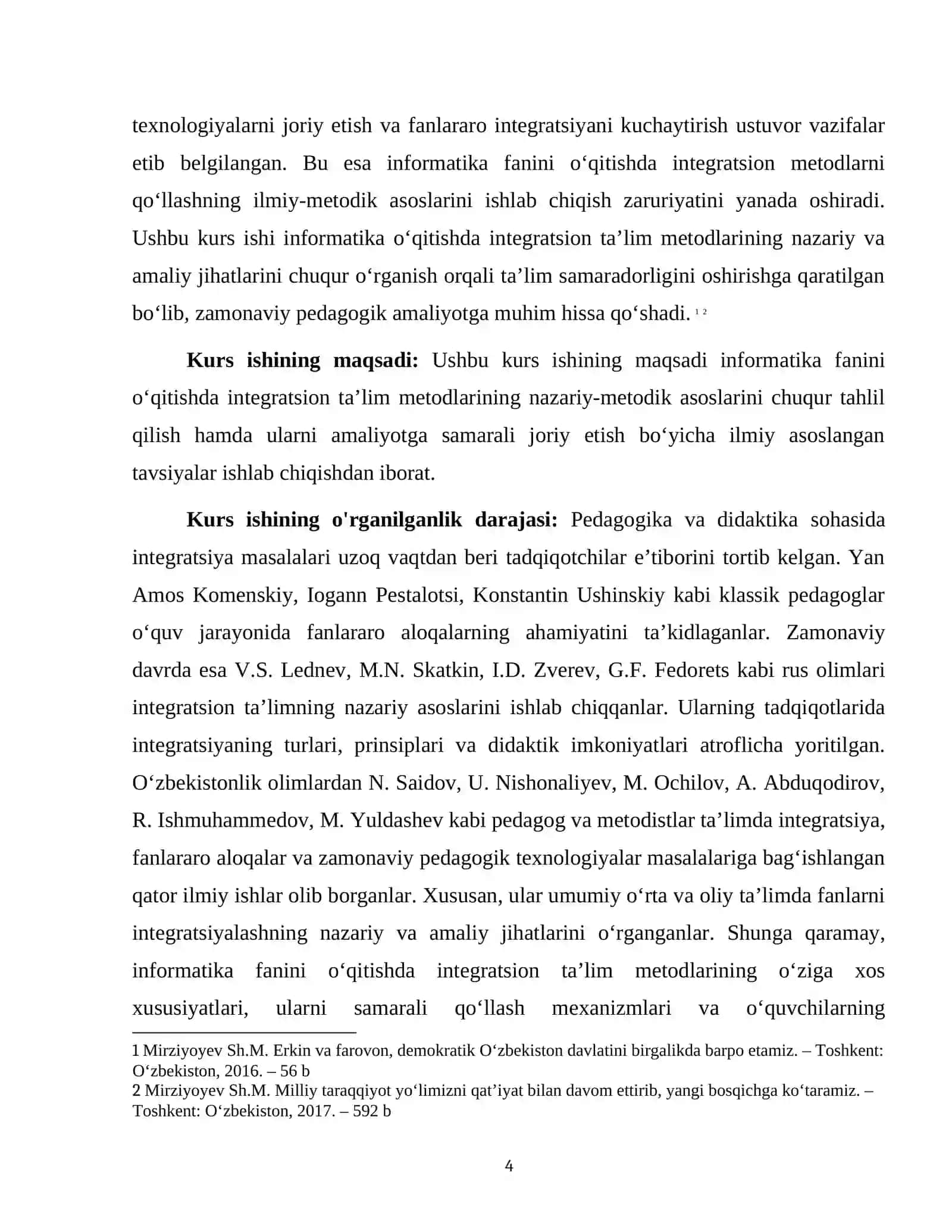 INFORMATIKA O‘QITISHDA INTEGRATSION TA’LIM METODLARI 4