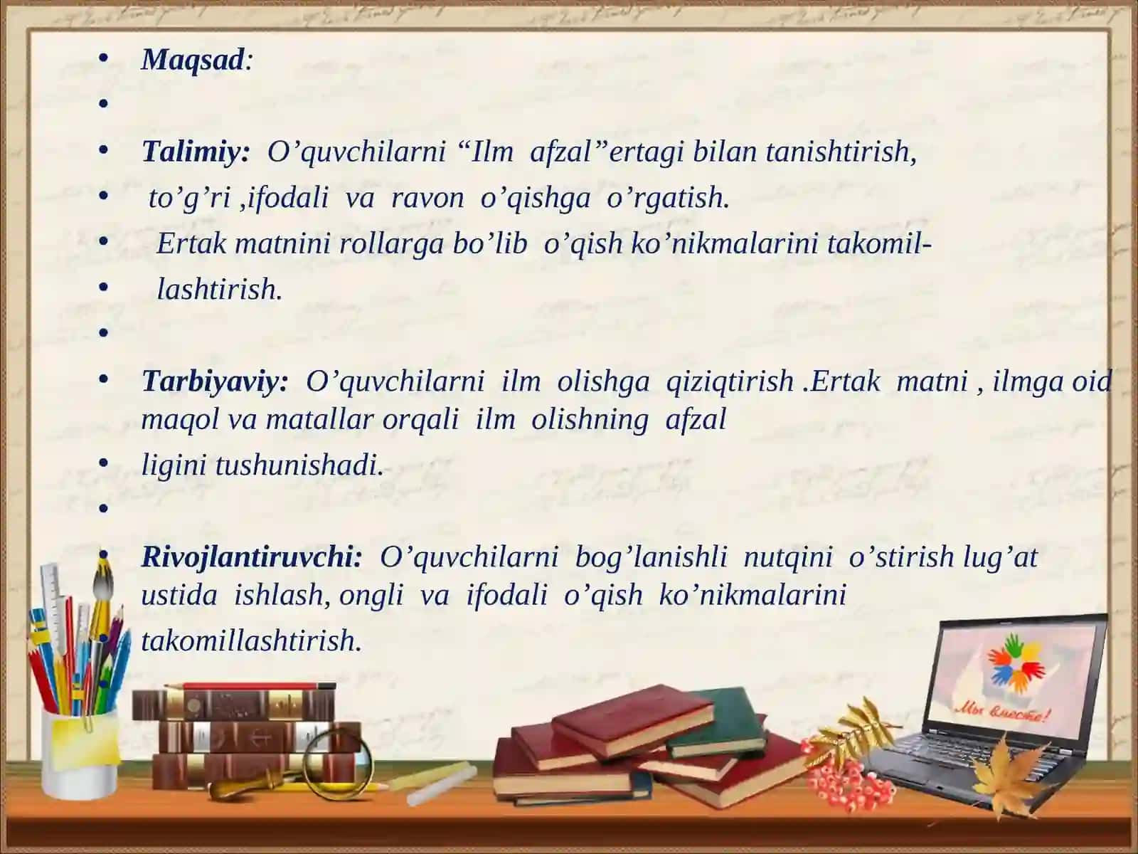 Ilm afzal ertagi. 4