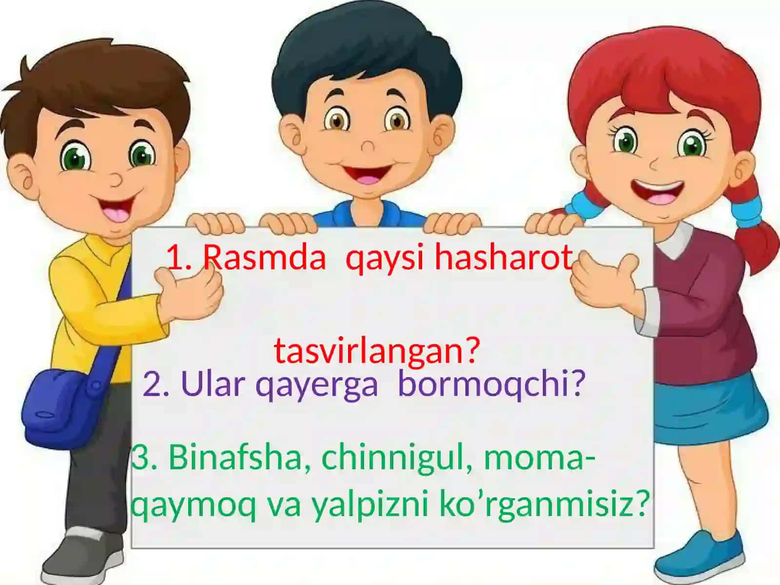 Mavzu: Hasharotlar dunyosi 4