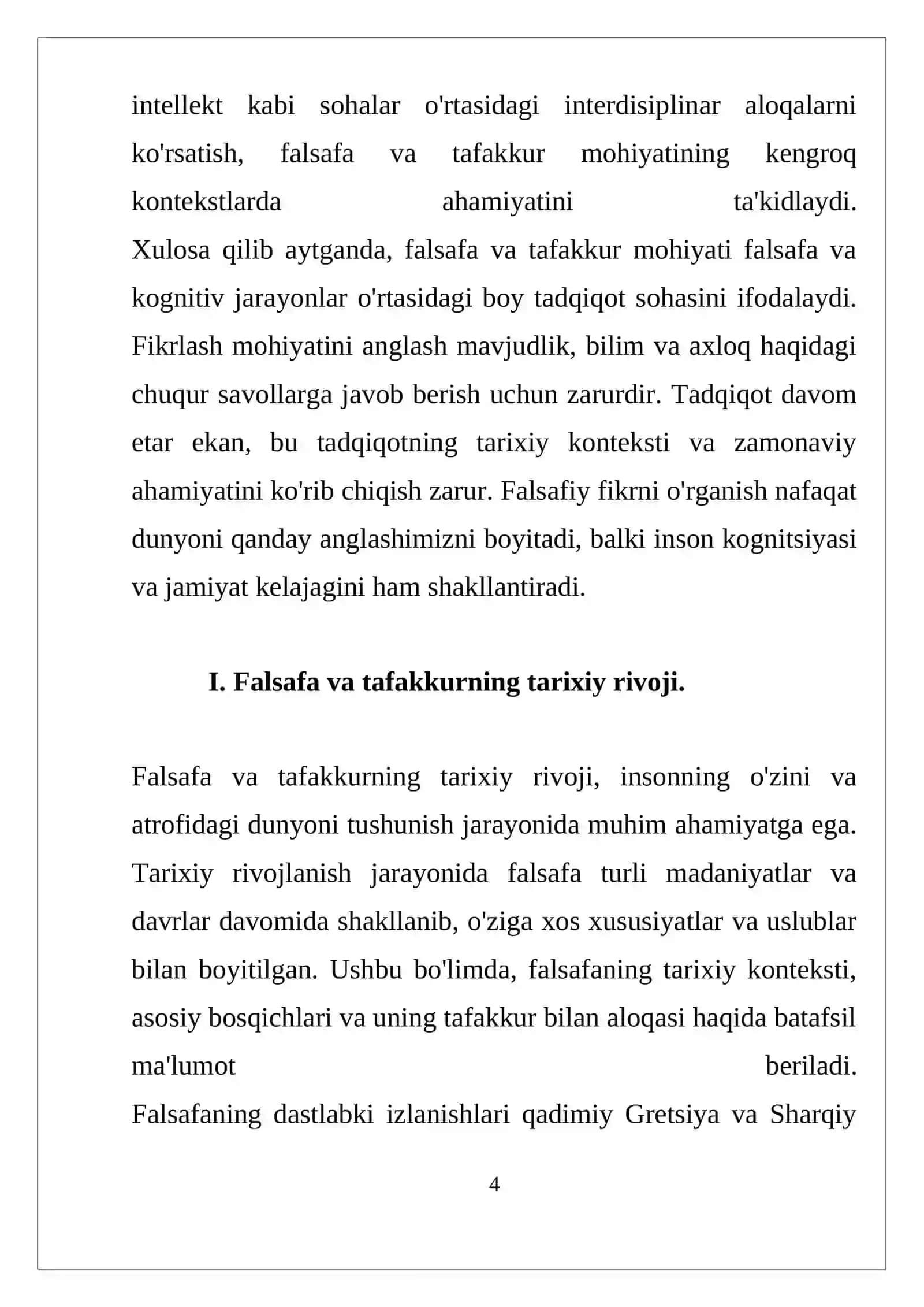 FALSAFA VA TAFAKKUR MOHIYATI 4