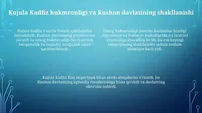 Kushon Davlatining Tashkil Topishi 4