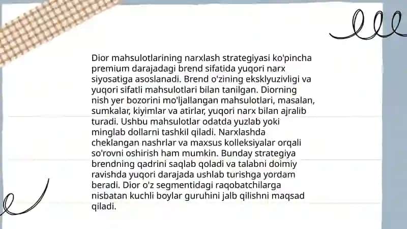 Dior brendi iqtisodiyoti 4
