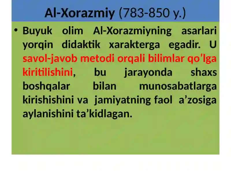 O‘rtа Osiyo qоmusiy оlimlаrining ijtimоiy pеdаgоgik g’оyalаri 4