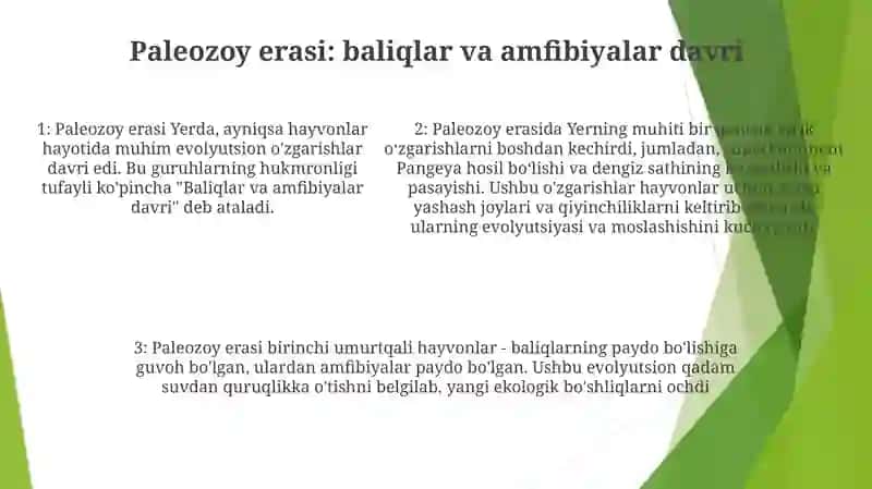 Yer Yuzida Hayvonot Dunyosining Evolutsiyasi 4