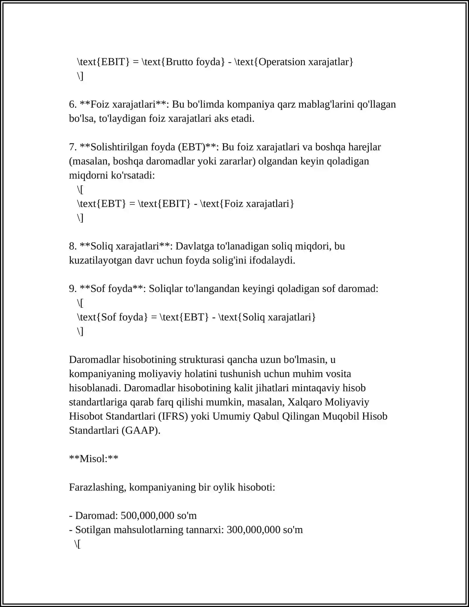 DORIXONALARNING HISOBOTLARI 4