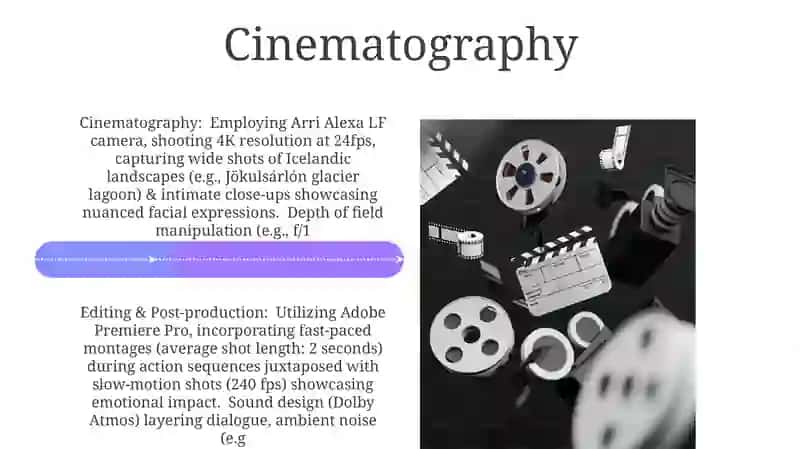 Make a Presentation about your Film 4