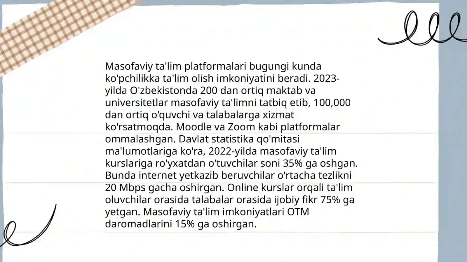 Masofaviy o'qitish texnologiyalari 4