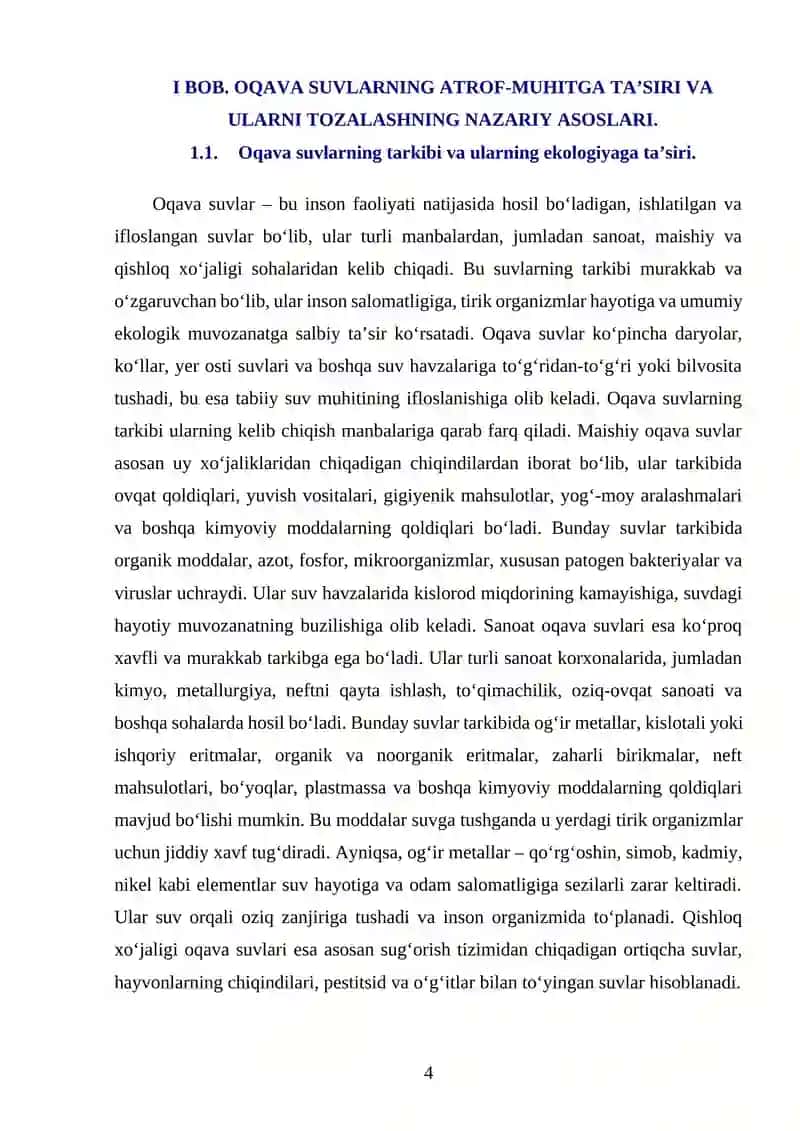 OQAVA SUVLARNI TOZALASH USULLARI 4