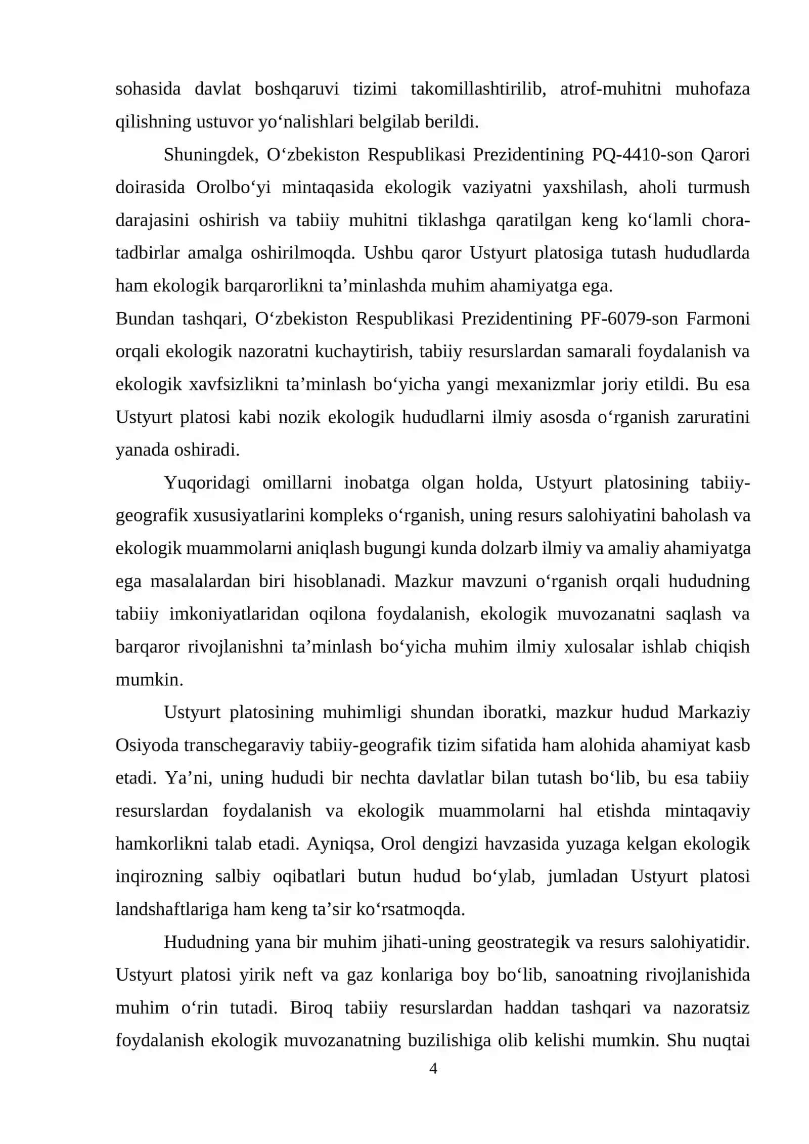 Ustyurt platosi umumiy tavsifi 4