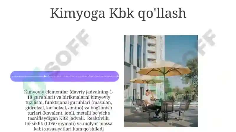 KBK jadvali yordamida tabiiy fanlar 4