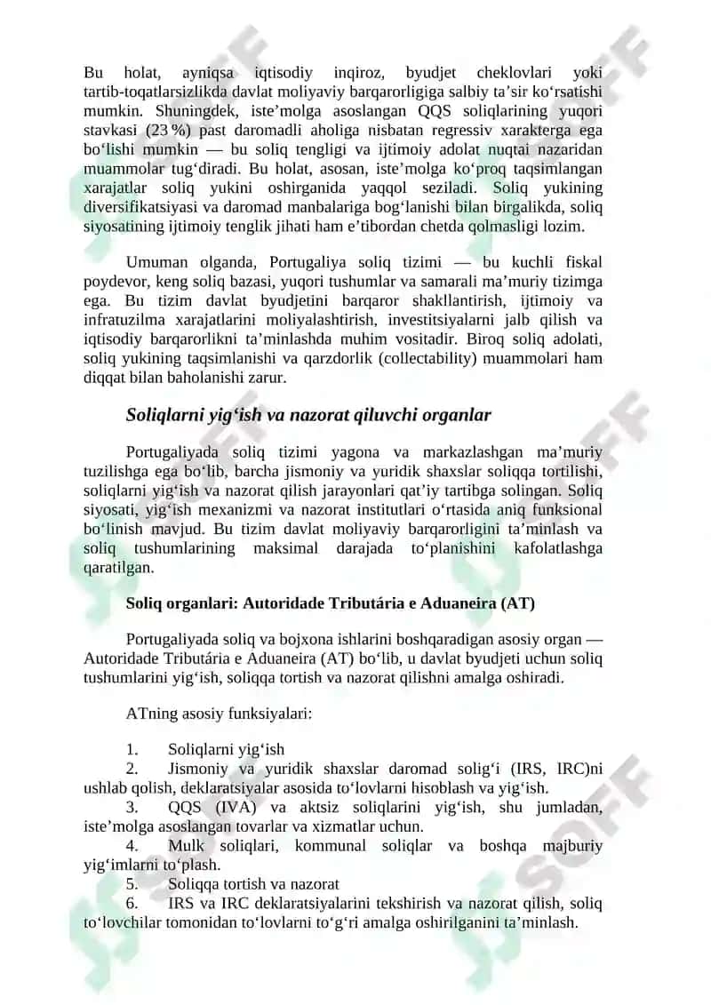 Portugaliya soliq tizimi 4