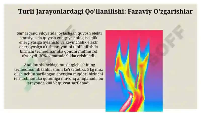 Termodinamikaning Birinchi Qonuni 4