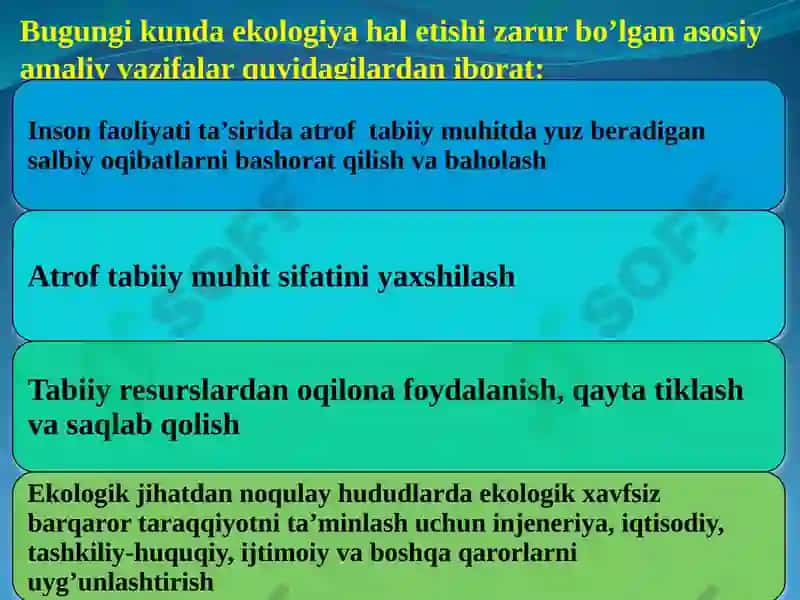 Ekologiya tushunchasi. 4