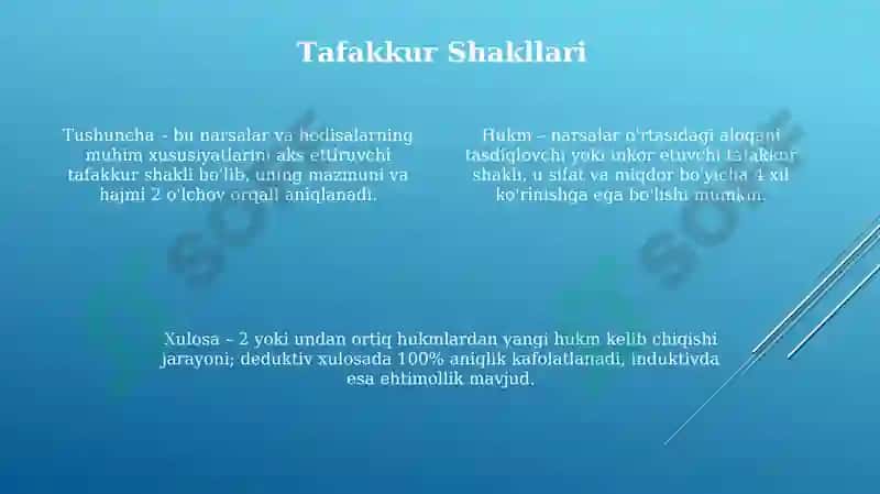 Mantiq, tafakkur shakllari va qonunlari 4