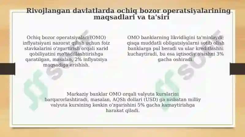 Ochiq bozor operatsiyalari 4