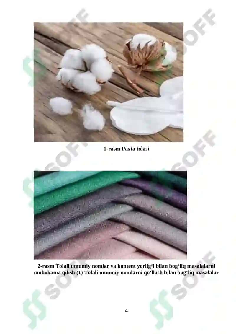 Paxta Tolasining Kimyoviy Xossalari 4