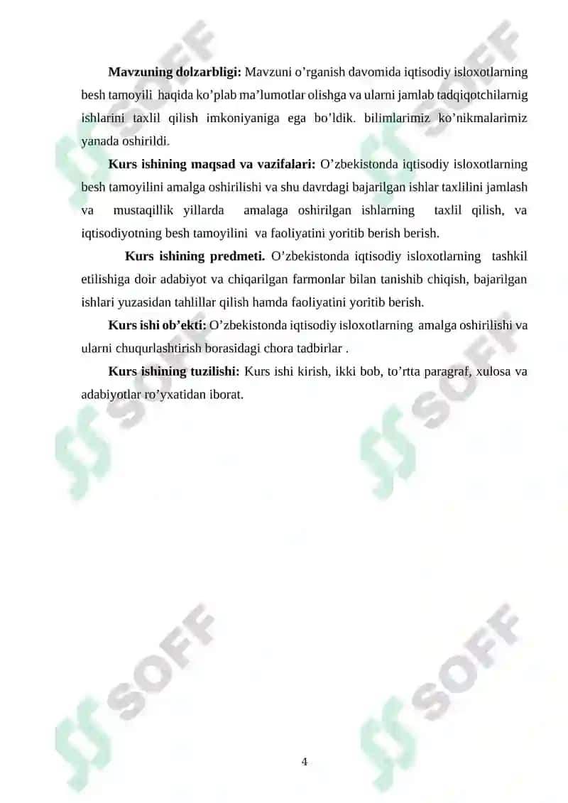 Iqtisodiy isloxotlarning besh tamoyili 4