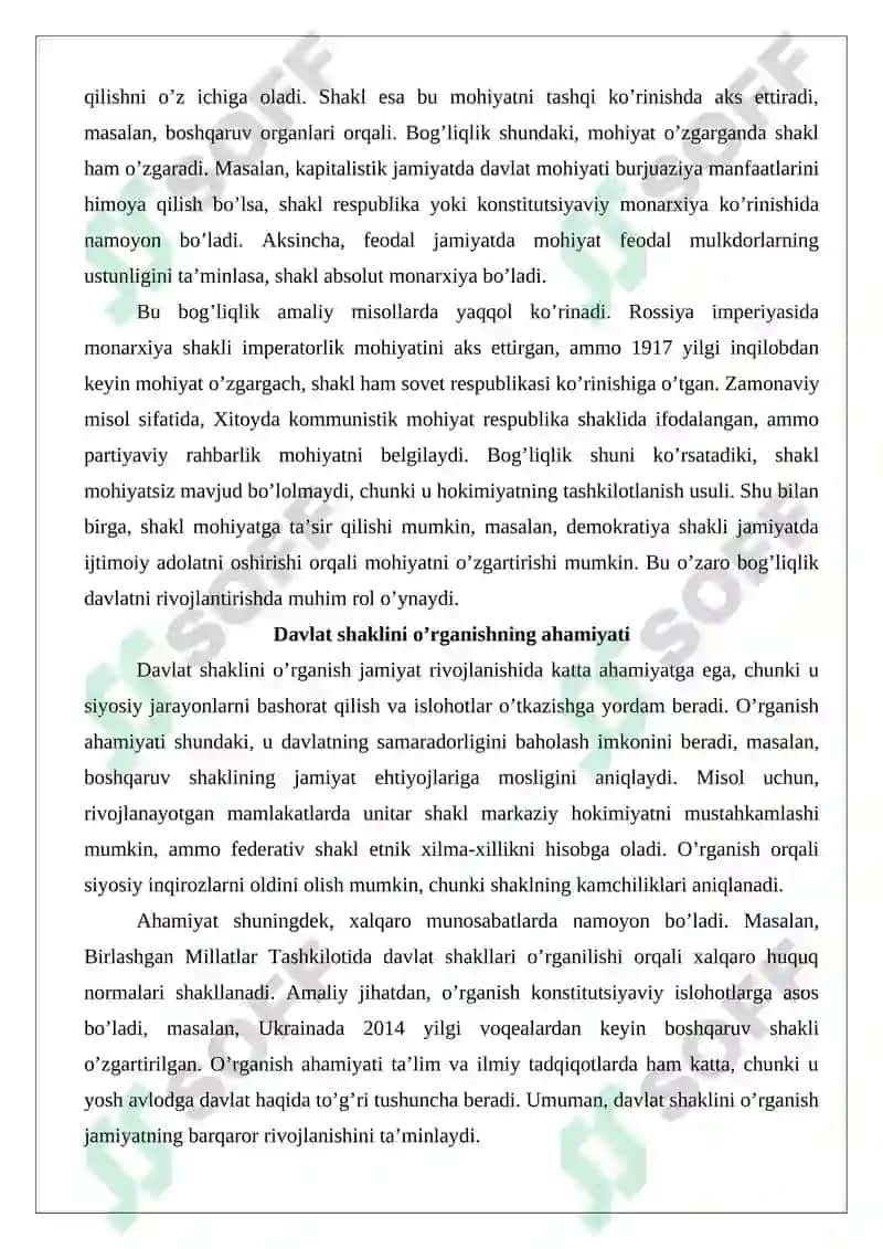 Davlat shakli tushunchasi 4