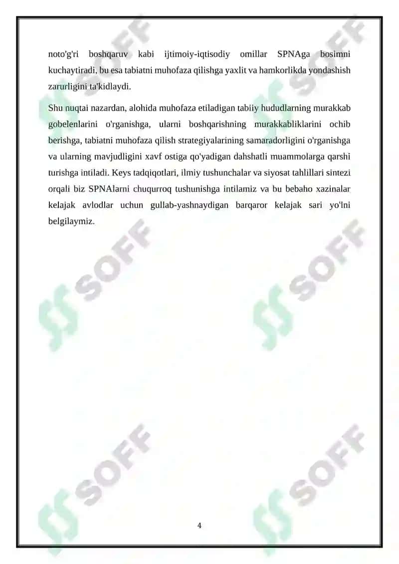 Alohida Muhofaza Etiladigan Tabiiy Hududlar 4
