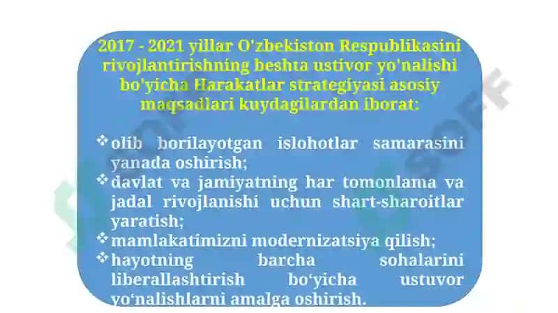 Yangi O‘zbekiston: milliy tiklanish dan – milliy yuksalish sari 4