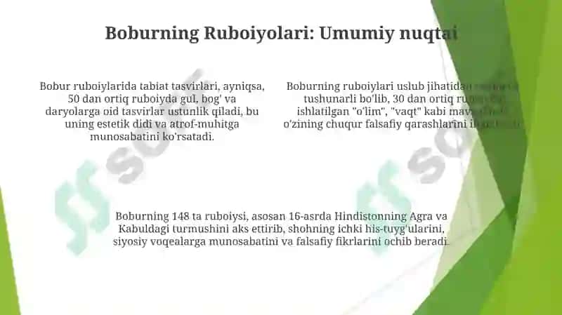 Boburning ruboiylari tahlili (Bobur ruboiylari asosida) 4